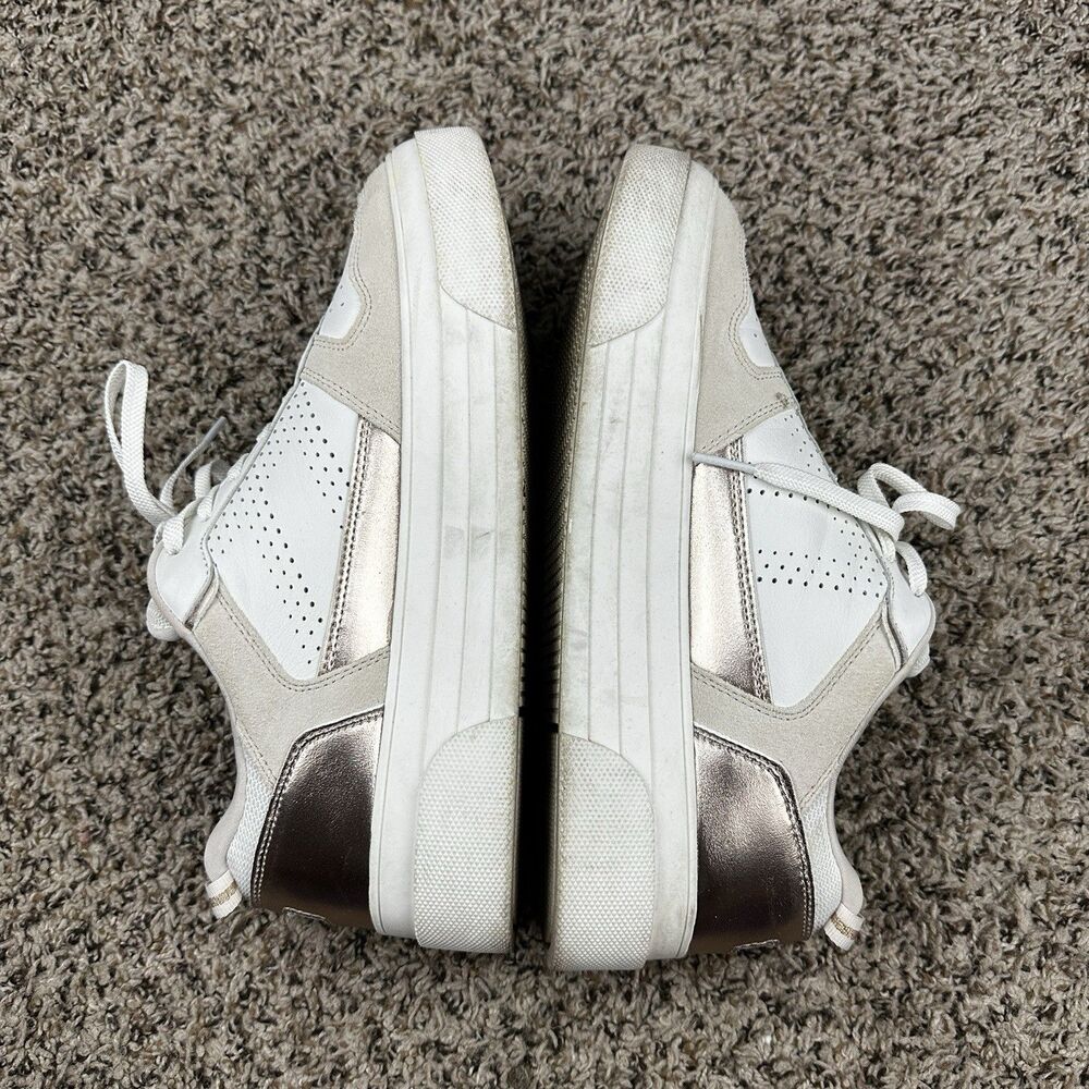 Le Tigre Midtown Lo Platform 1977 White Rose Gold Women's Sneakers Size 10M - Picture 4 of 12